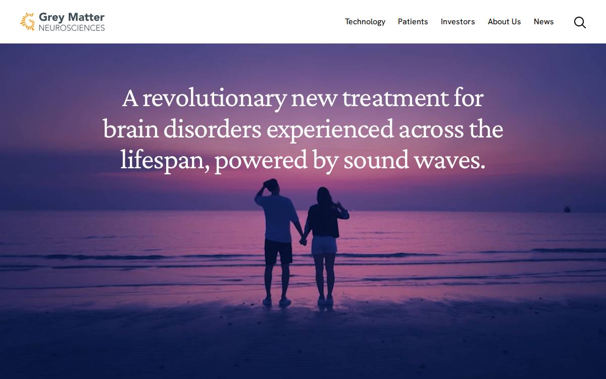 Greymatterneurosciences website preview