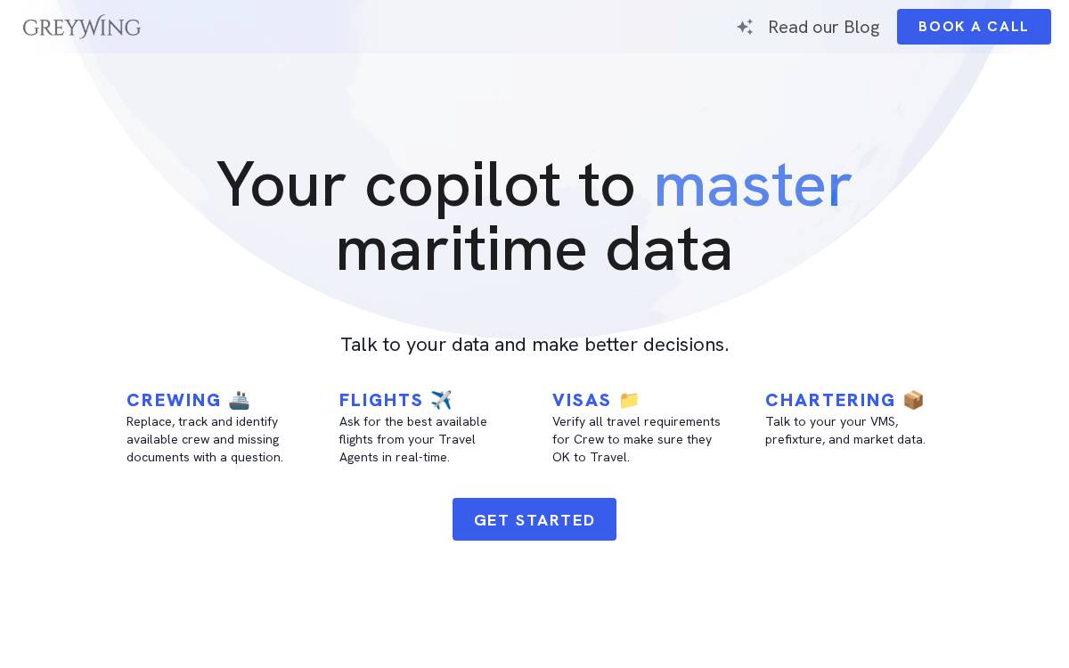 Greywing website preview