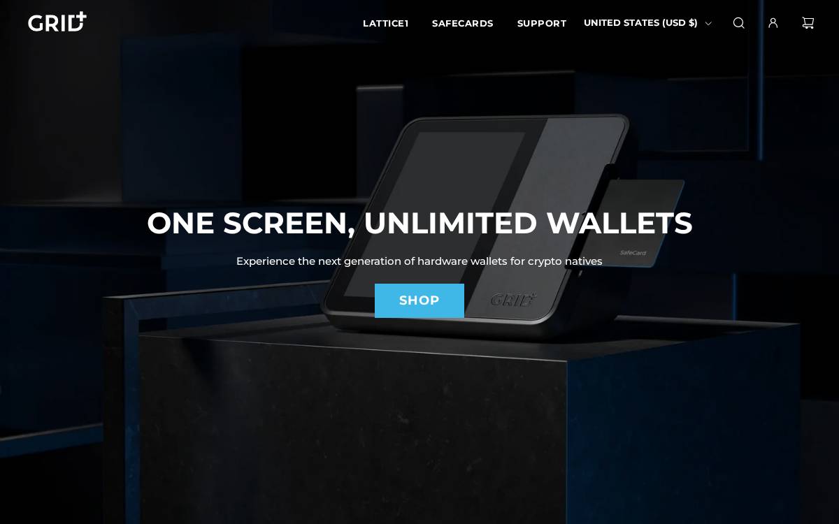 Grid+ website preview