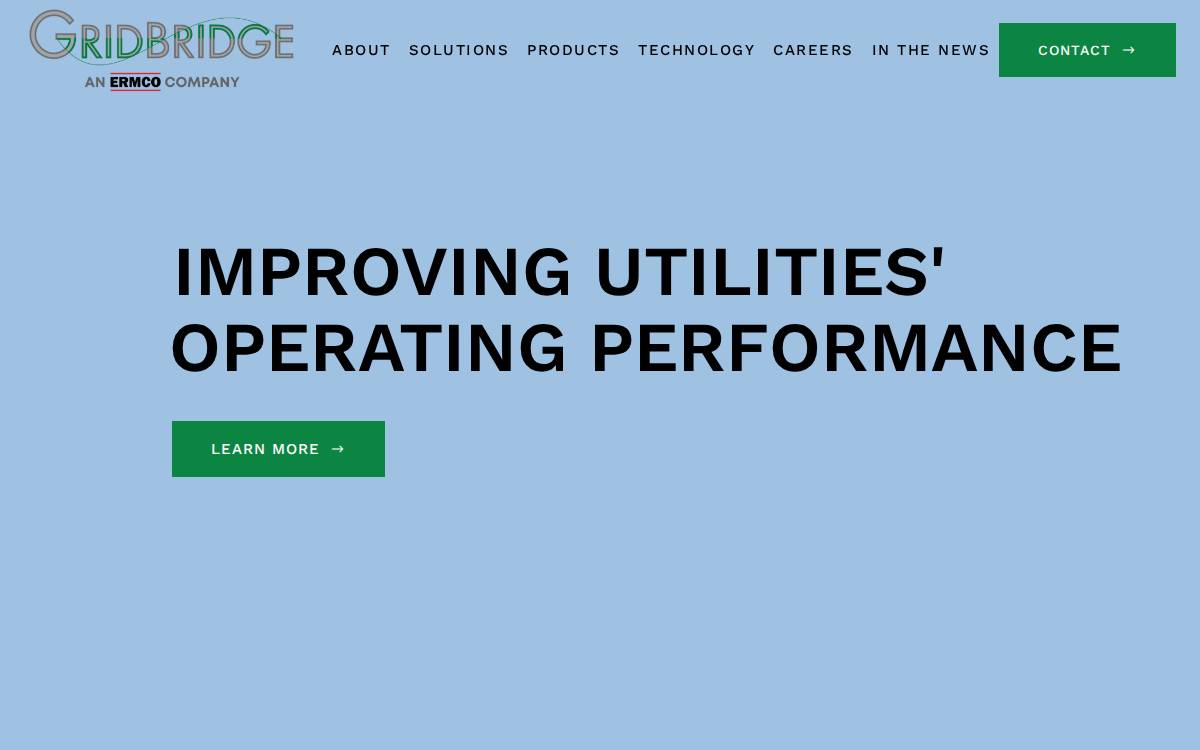 GridBridge, Inc website preview