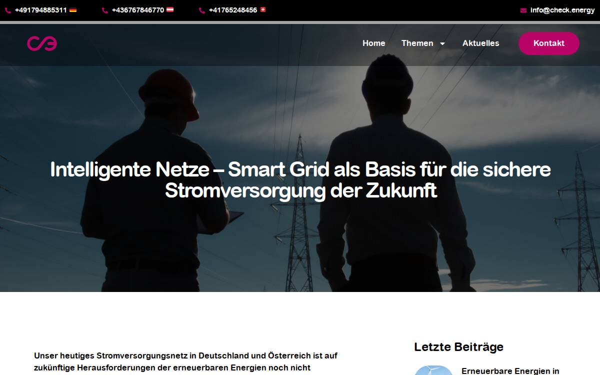 GridSteer website preview