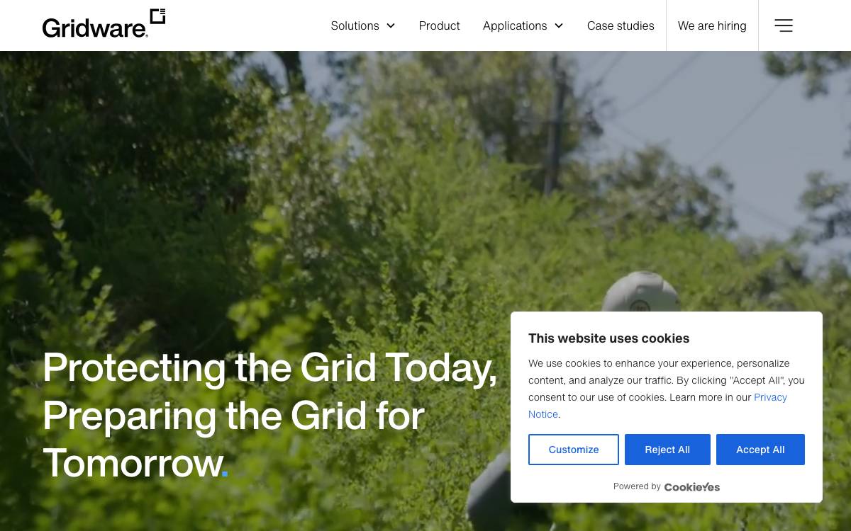 Gridware website preview