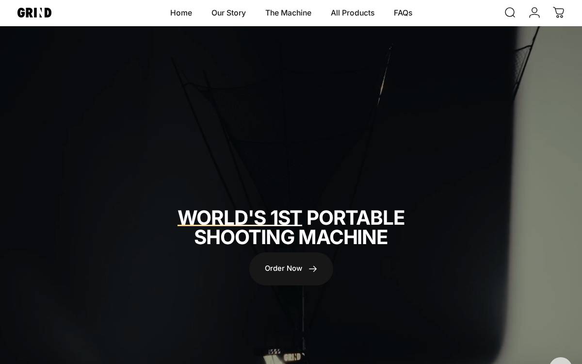 GRIND Interactive website preview