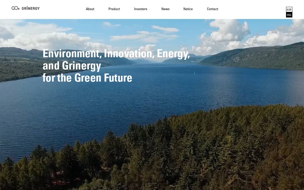 Grinergy website preview