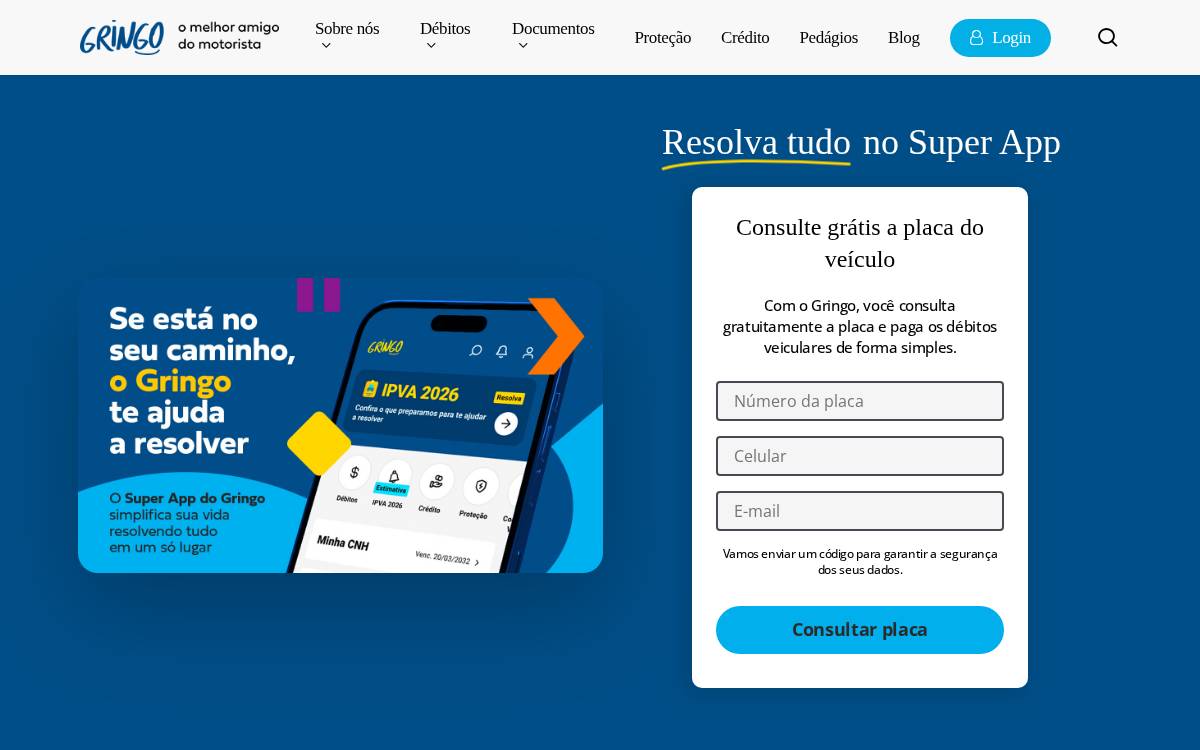 Gringo website preview