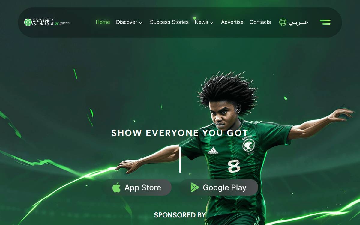 Grintafy website preview