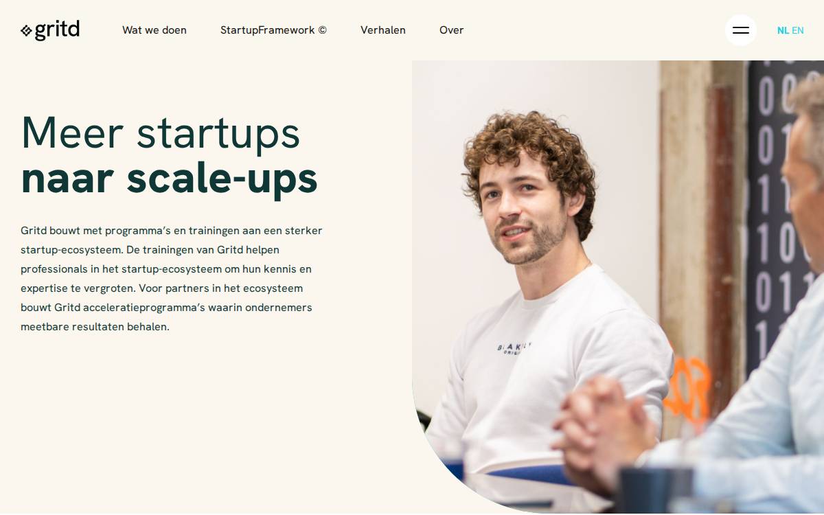 Gritd website preview