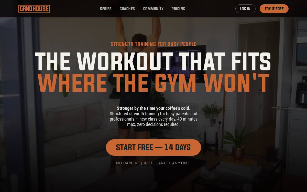 GRNDHOUSE website preview