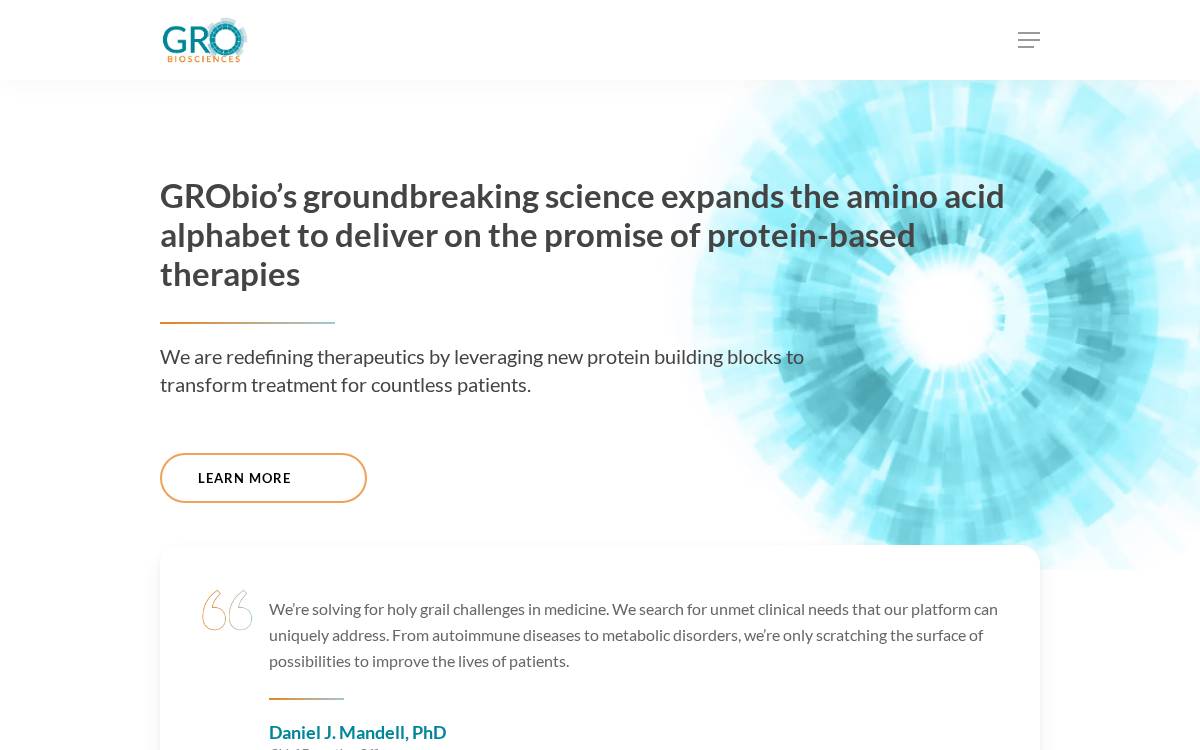 Grobio website preview