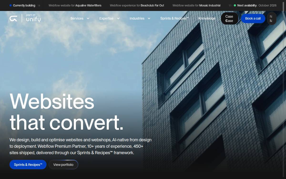 Groove Digital website preview