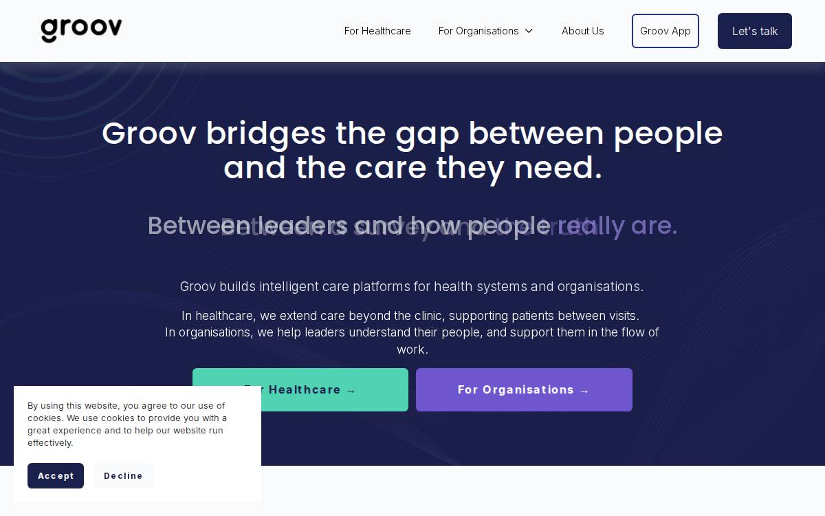 Groovnow website preview