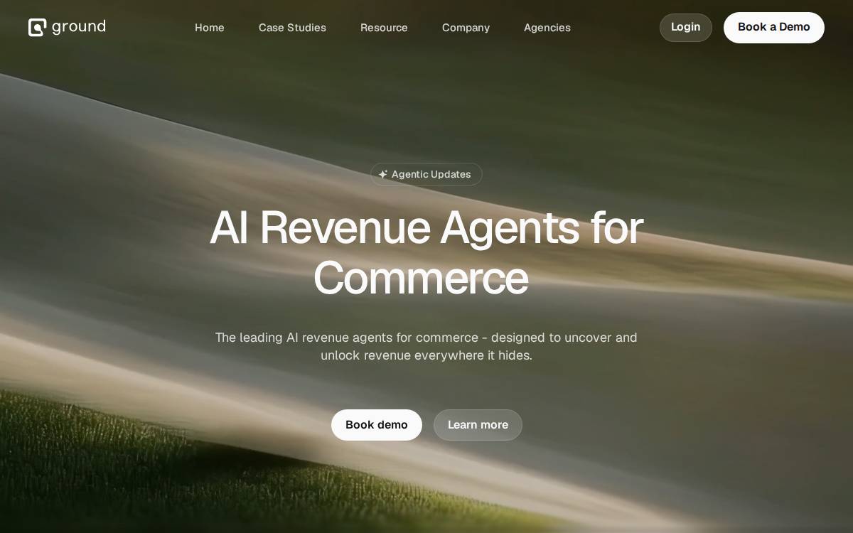 Ground AI website preview