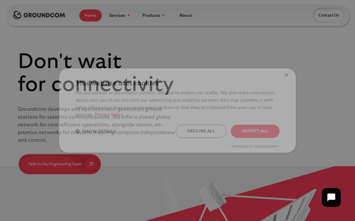 Groundcom website preview