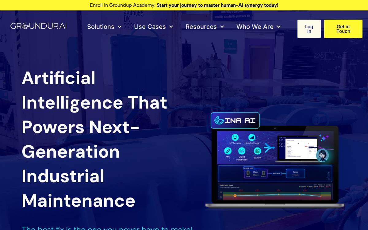 Groundup website preview