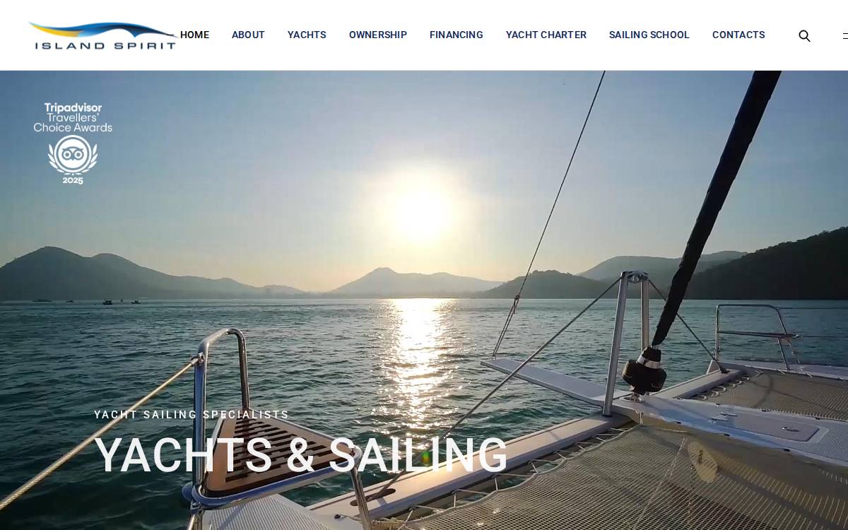 Group Island Spirit website preview