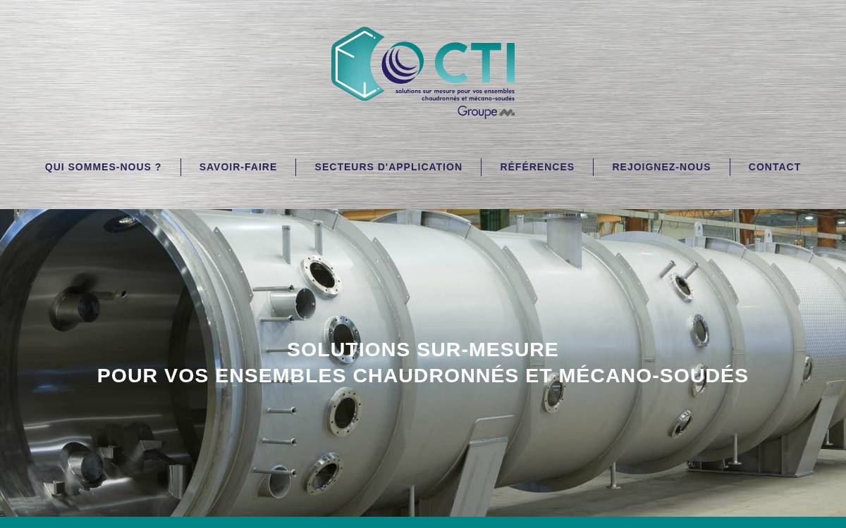 Groupe Cti website preview