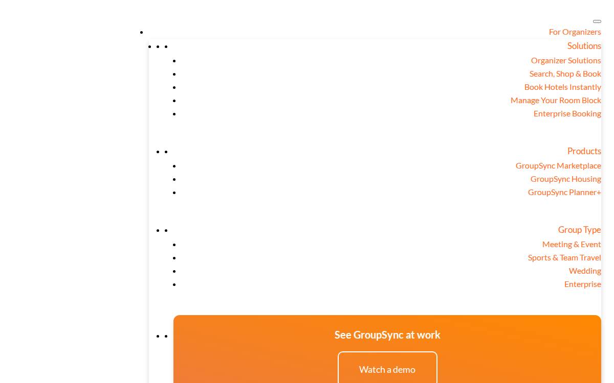Groups360 website preview