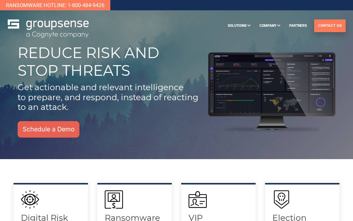 GroupSense website preview