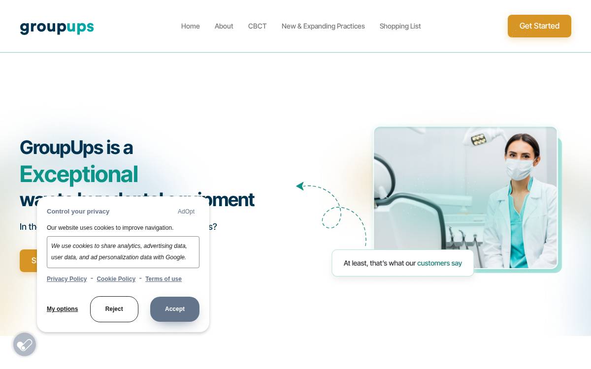 Groupups website preview