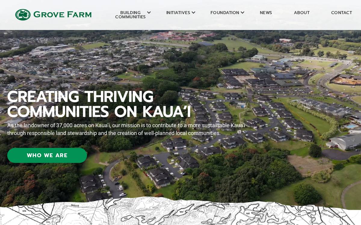 Grovefarm website preview