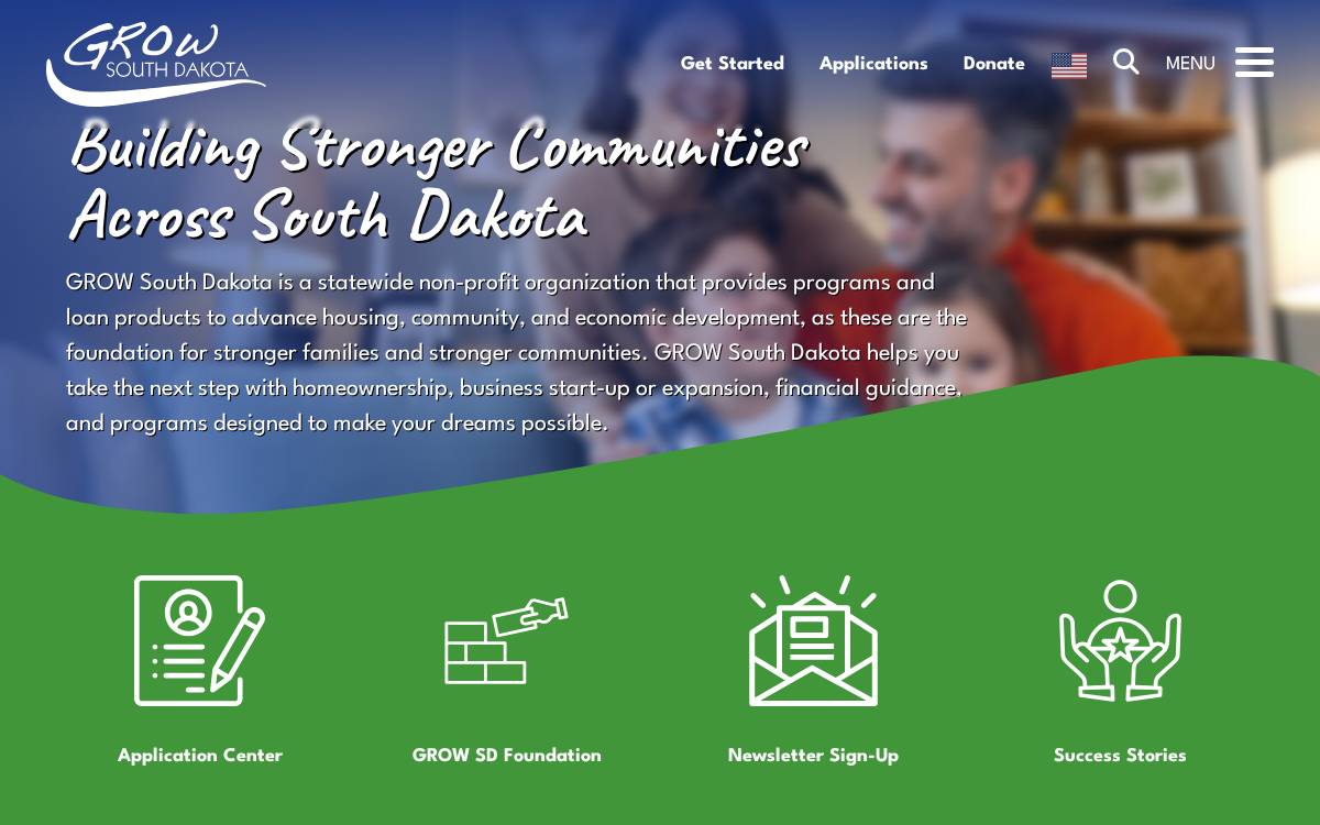GROW South Dakota website preview