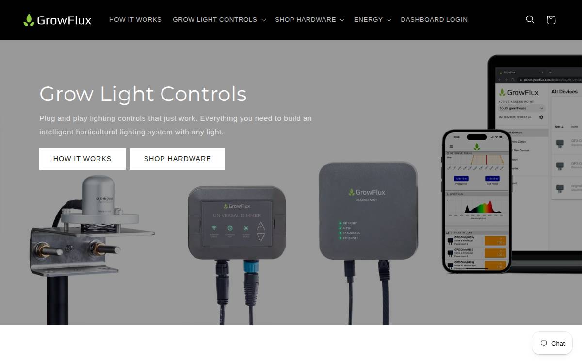 GrowFlux Agriculture website preview