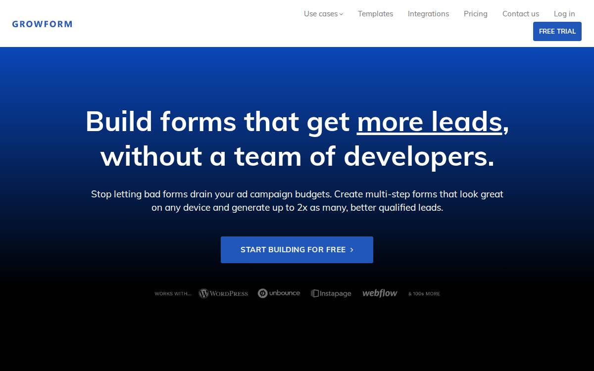 Growform website preview