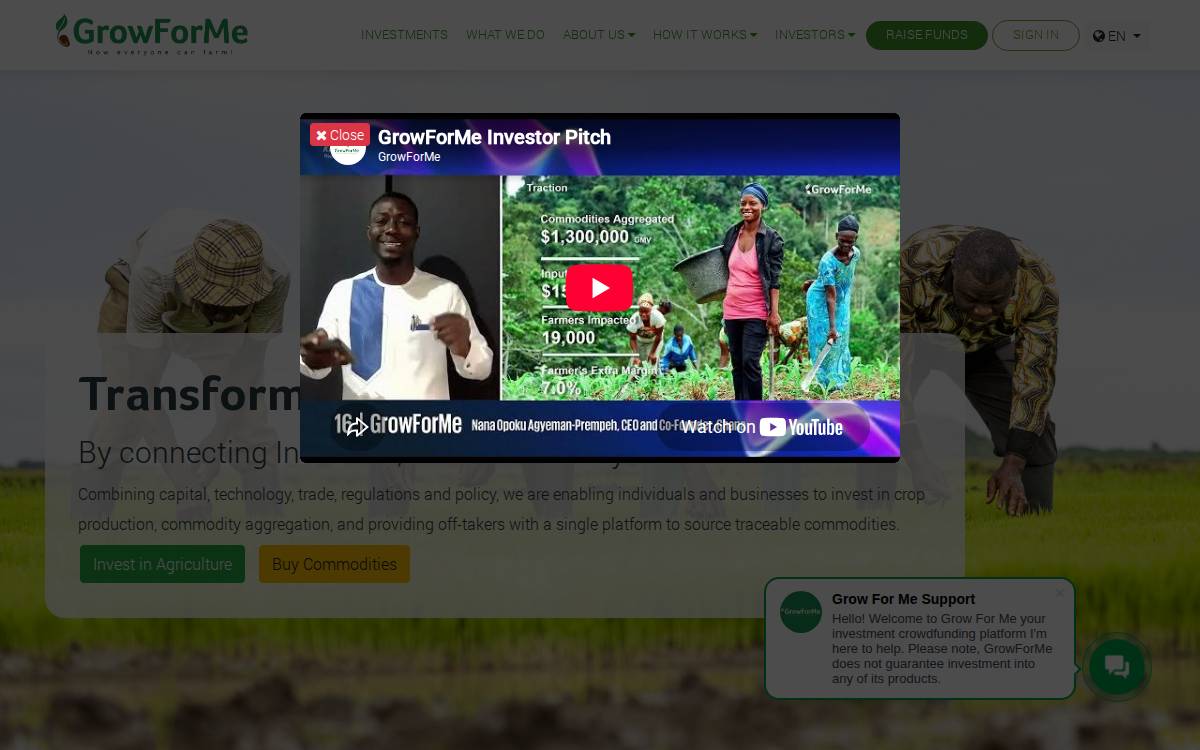 GrowForMe website preview