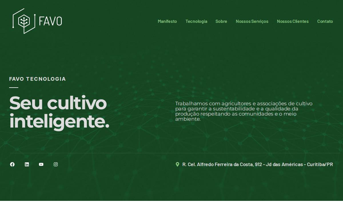 Growin by Favo website preview
