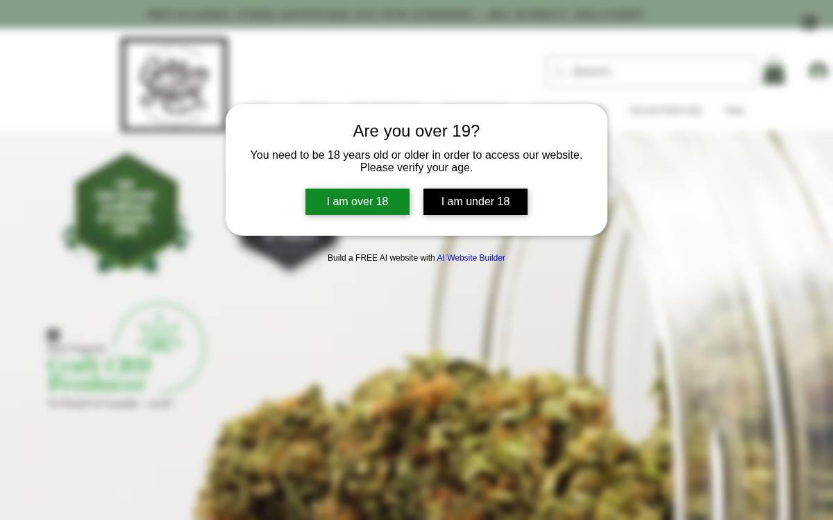 Grown Here Farms website preview