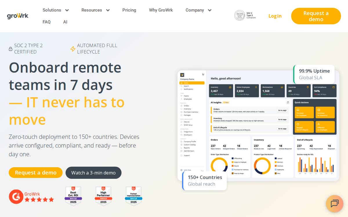 Growrk website preview