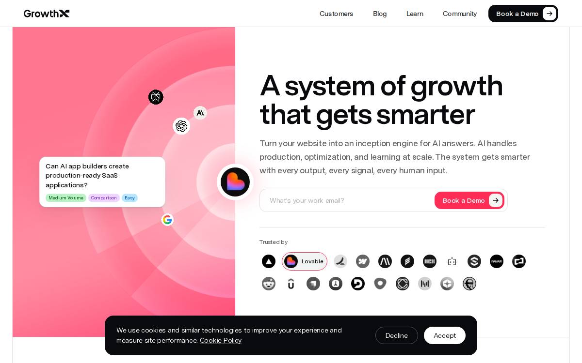 GrowthX website preview
