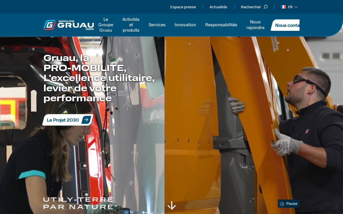 Gruau website preview
