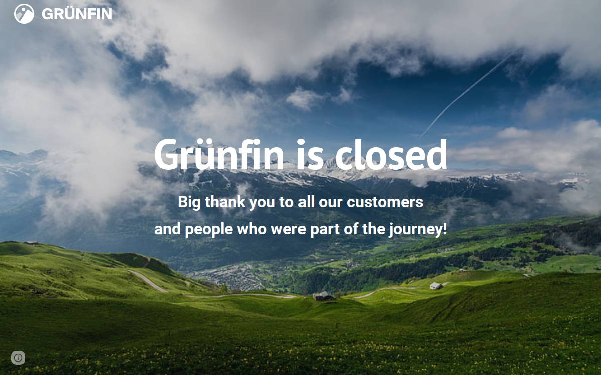Grunfin website preview