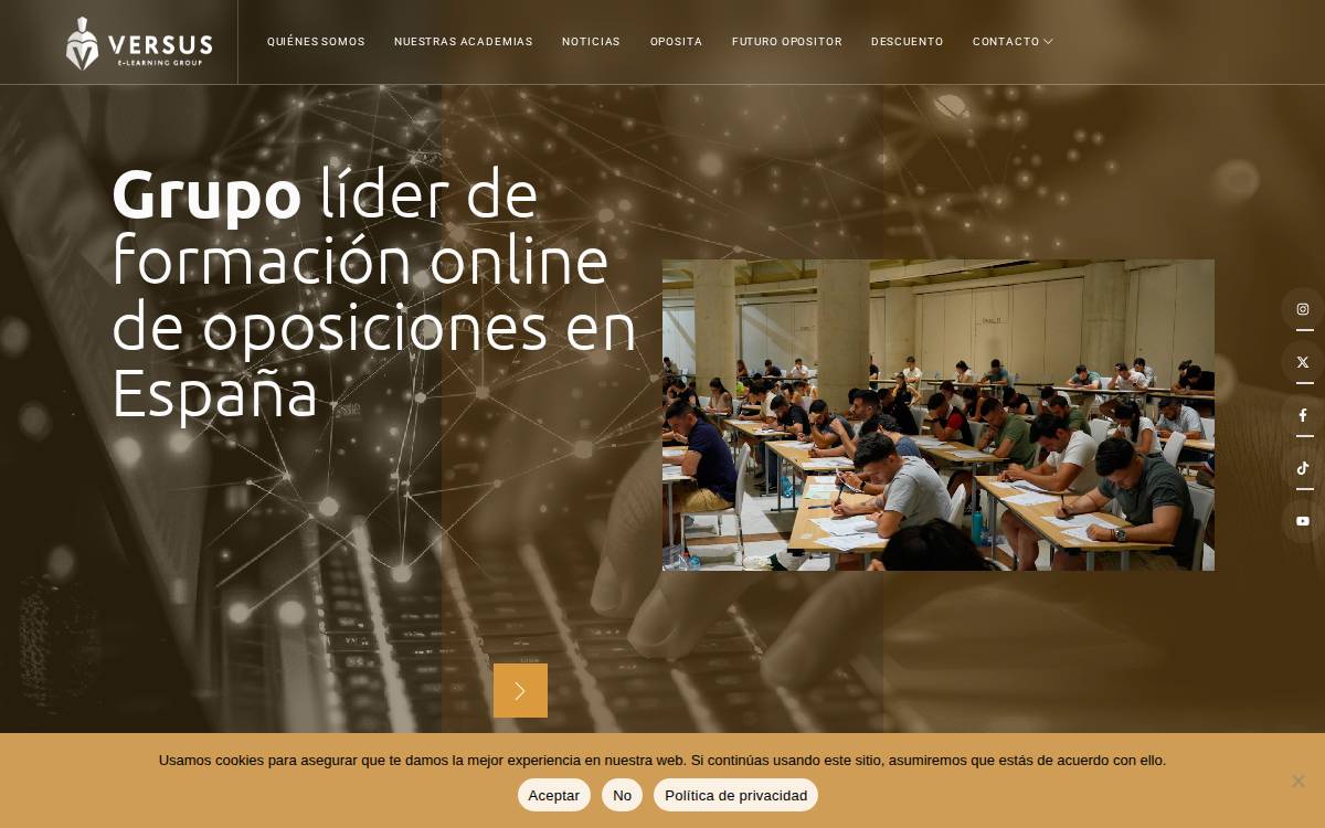 Grupo Versus website preview