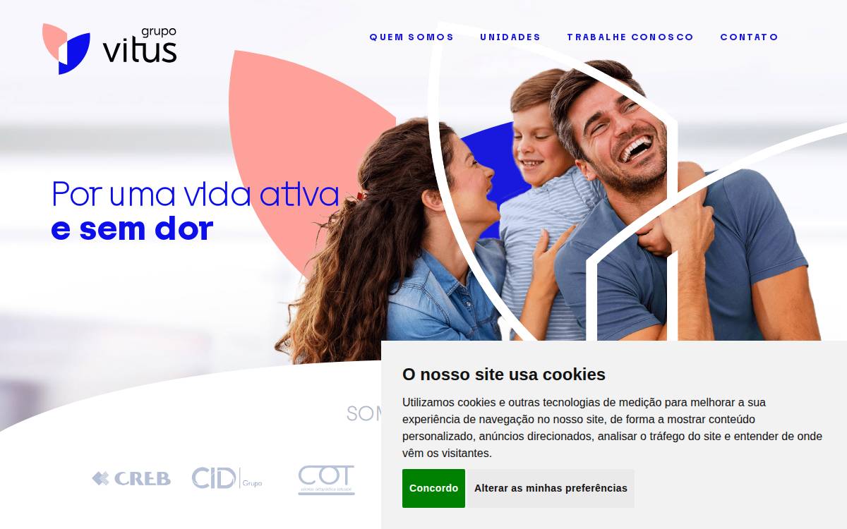 Grupo Vitus website preview