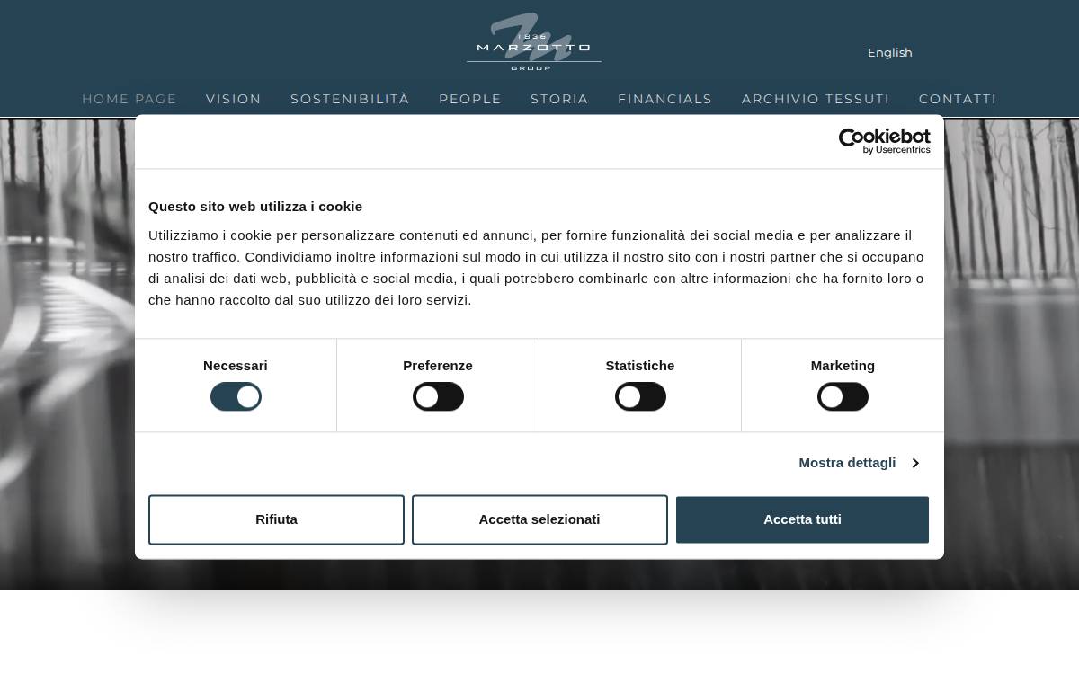 Gruppo Marzotto website preview
