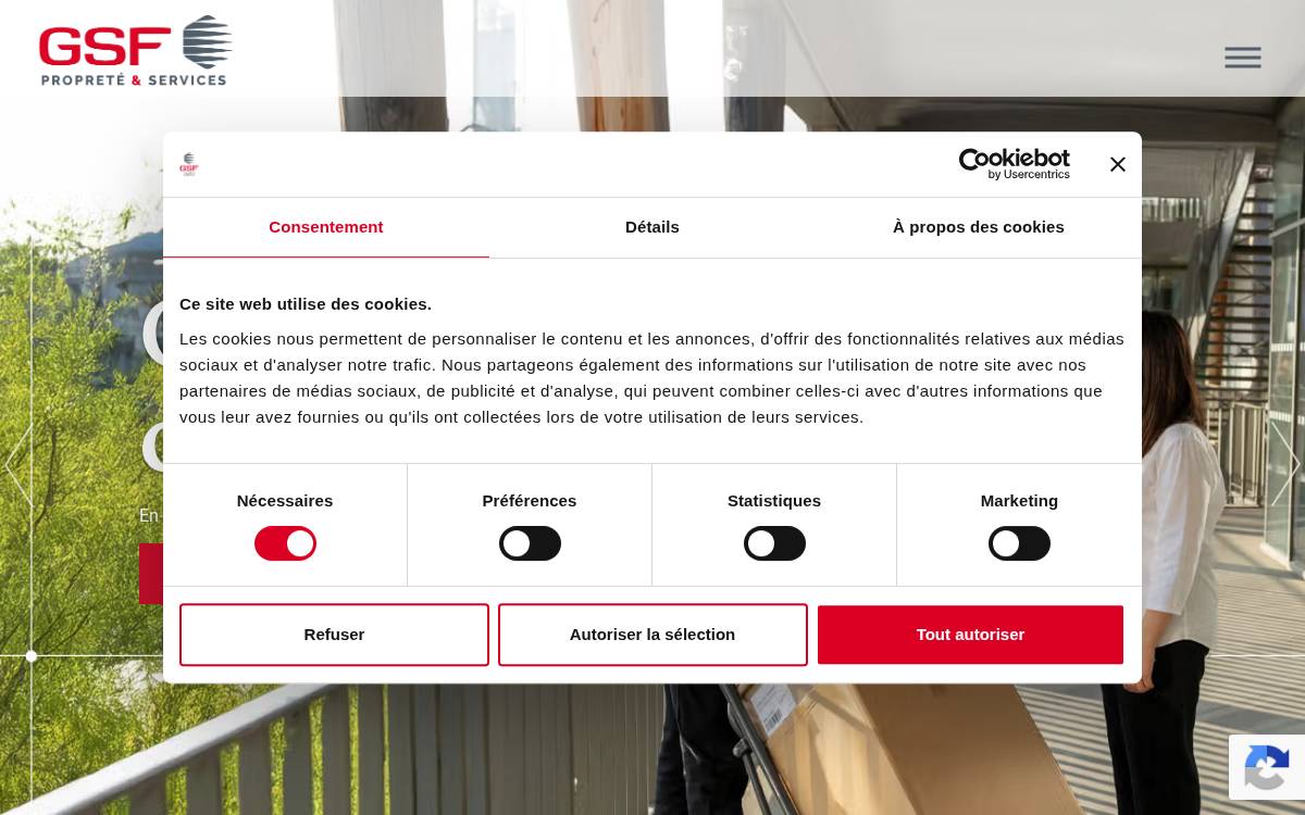 Gsf website preview