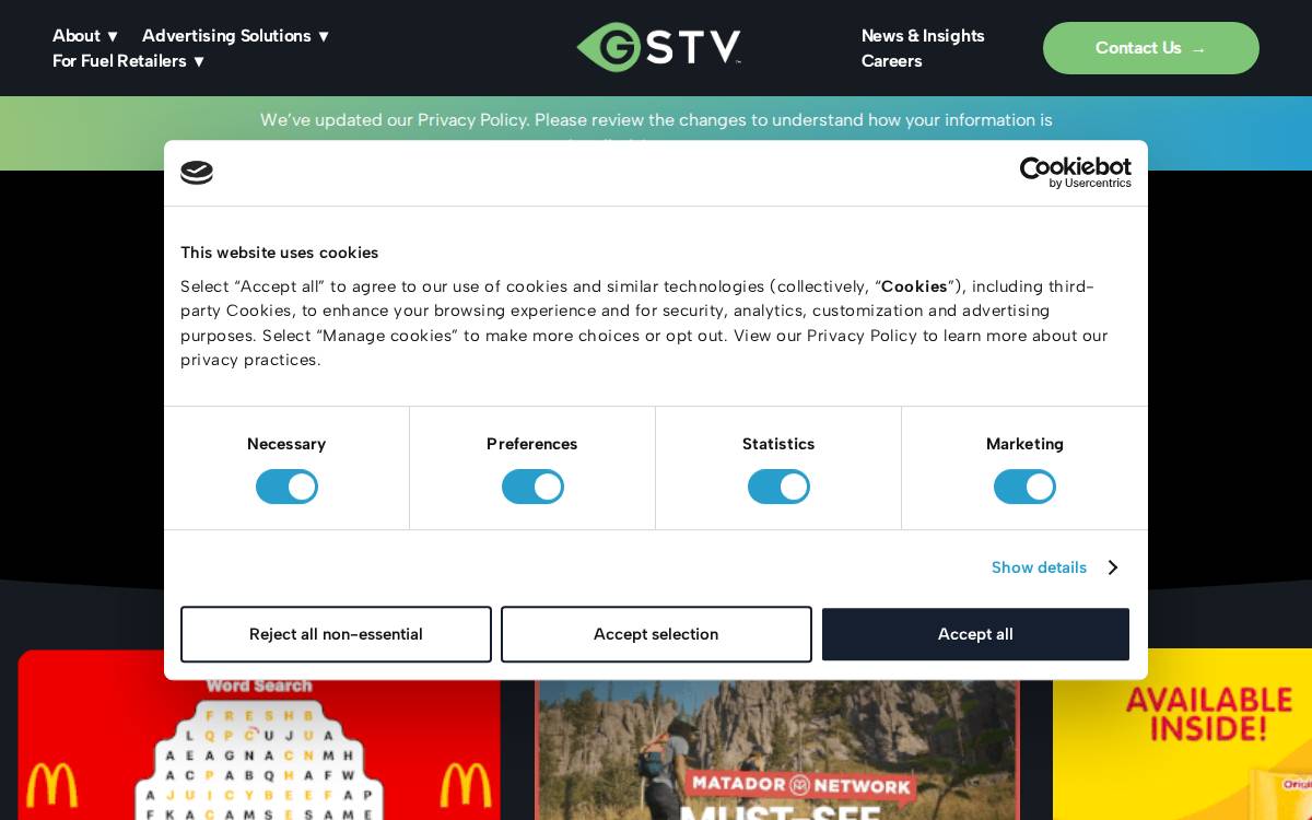 GSTV website preview