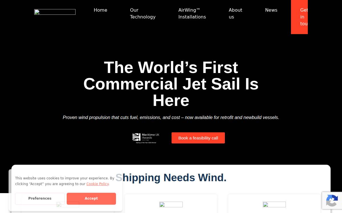 GT Green Technologies website preview