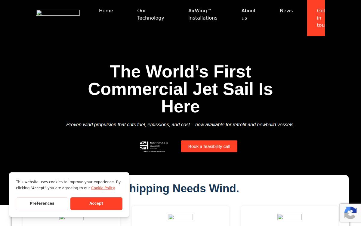 GT Wings website preview