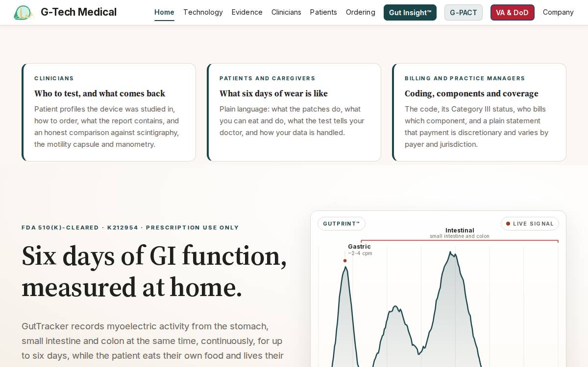 Gtechmedical website preview