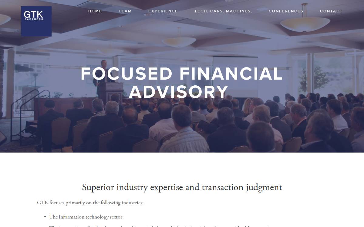 Gtkpartners website preview
