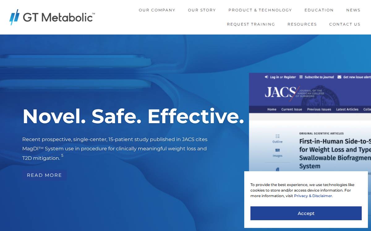 Gtmetabolic website preview