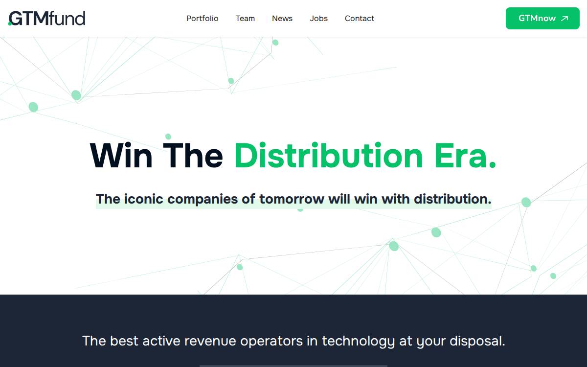 Gtmfund website preview