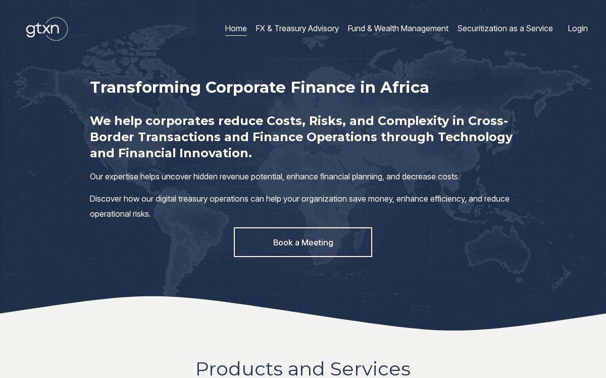 GTXN website preview