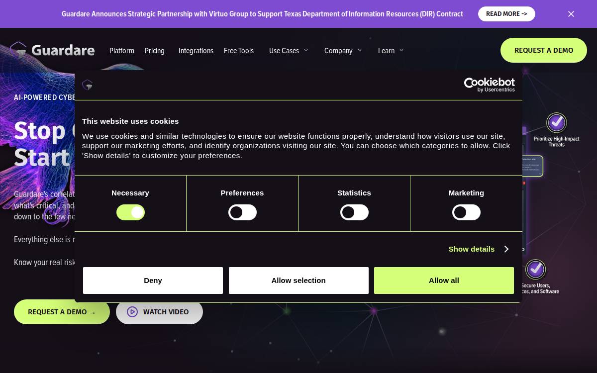Guardare website preview
