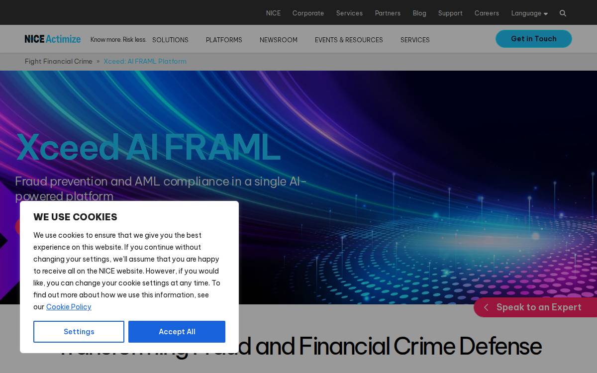 Guardian Analytics website preview