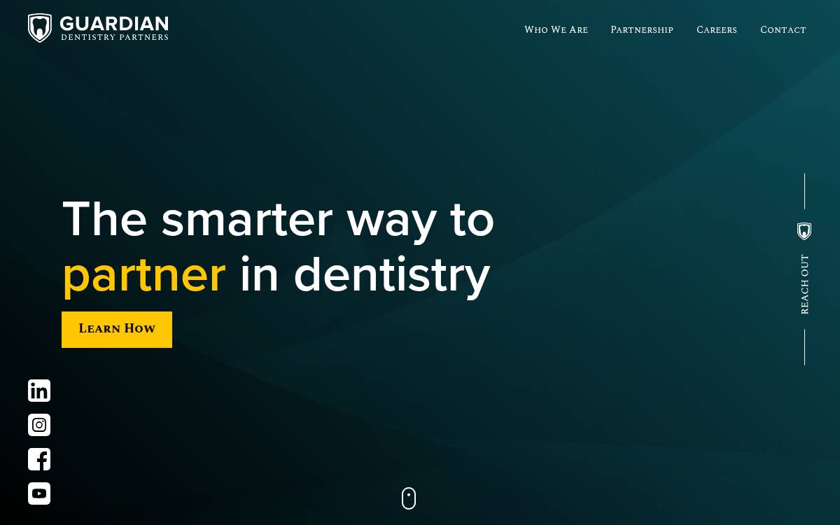 Guardian Dentistry Partners website preview