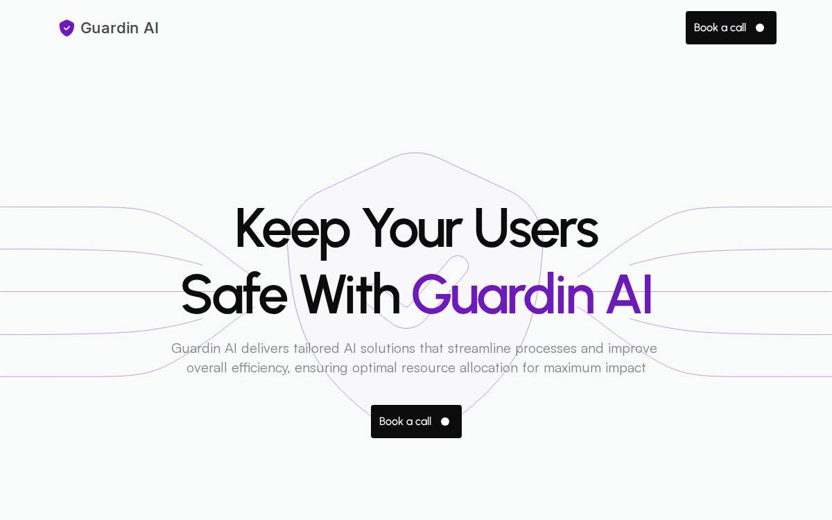 Guardin website preview